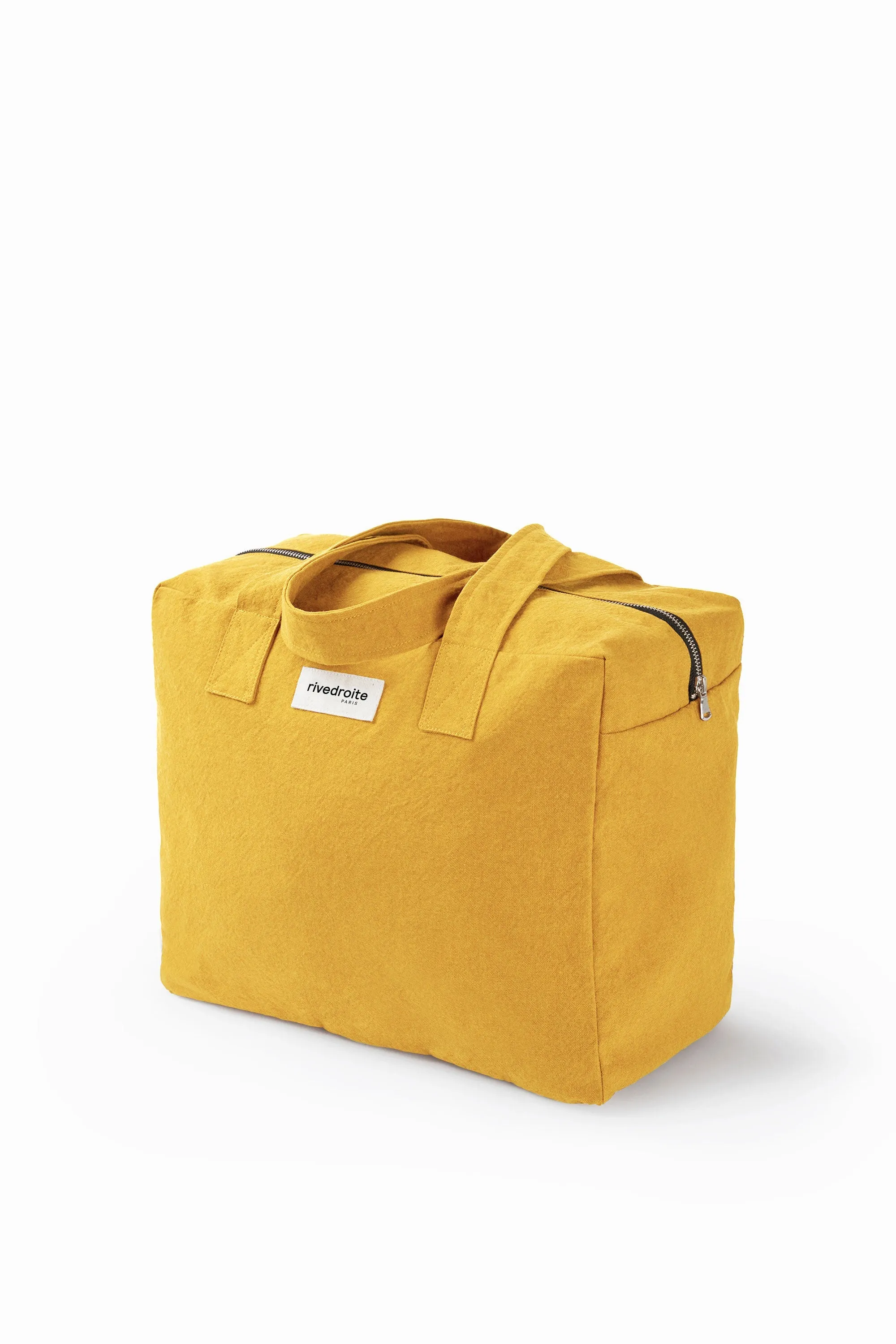 Célestins the 24-hour bag - Recycled cotton Mustard