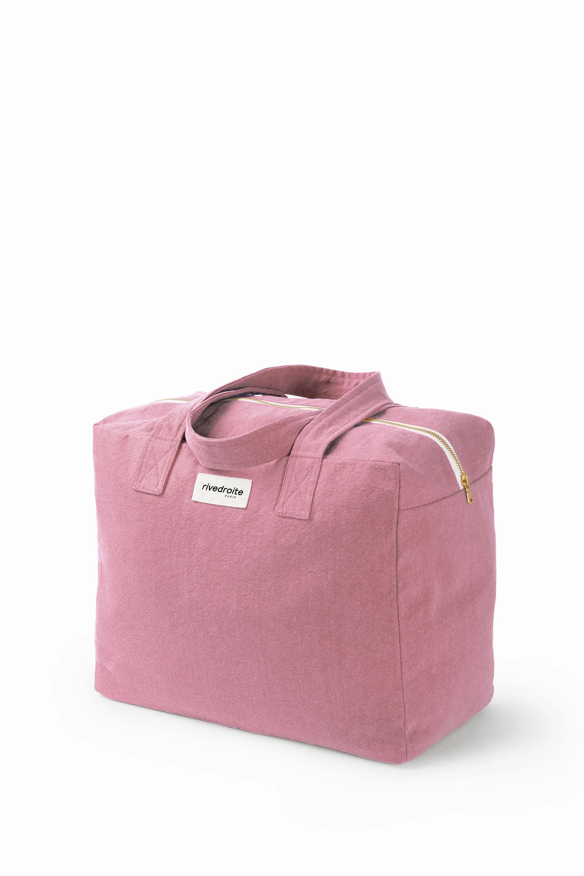 Célestins the 24-hour bag - Recycled cotton "bois de rose"