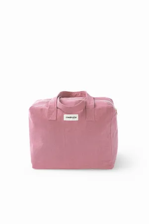 Célestins the 24-hour bag - Recycled cotton "bois de rose"