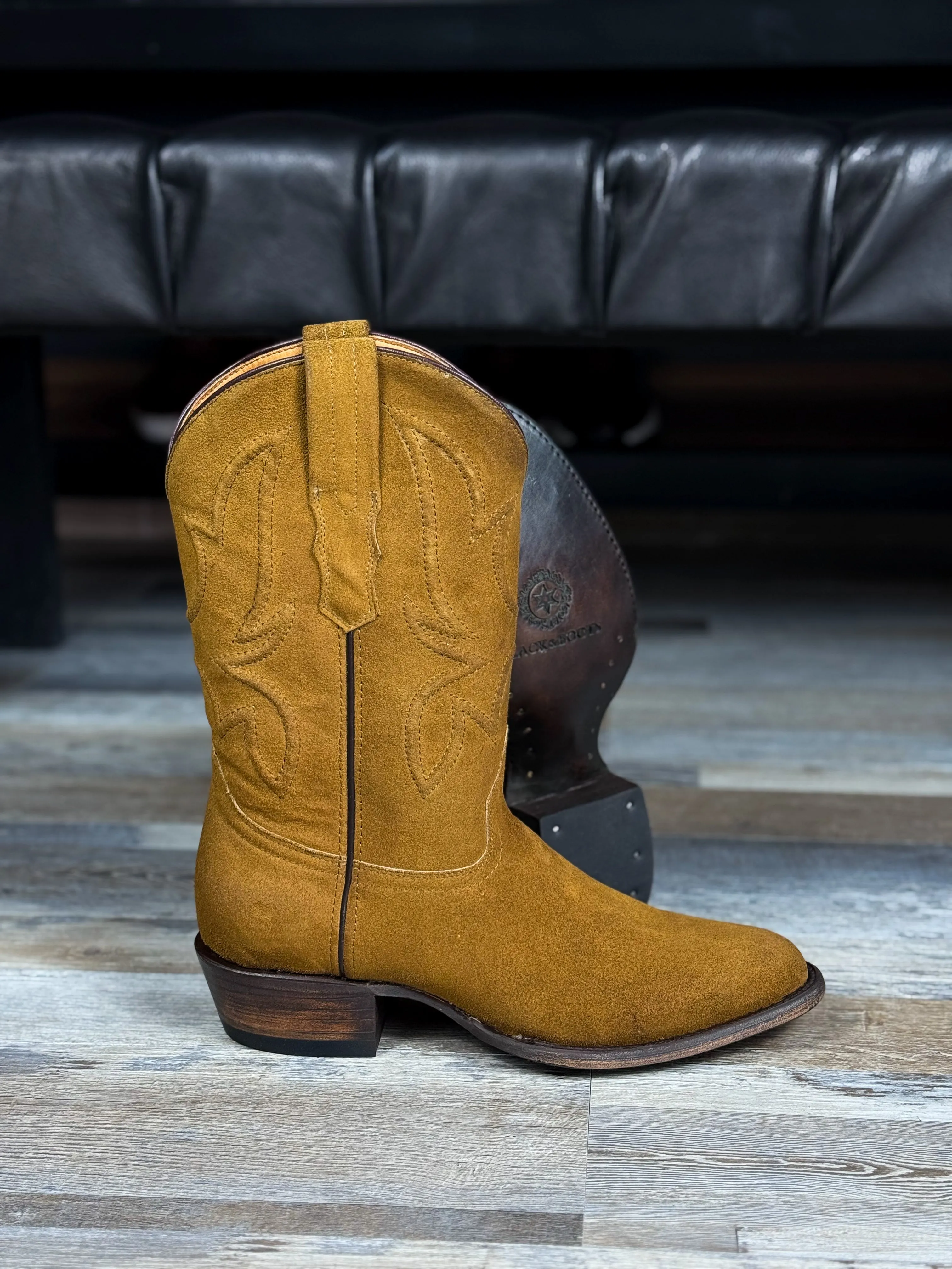 COWBOY BROWN GAMUZA BOOTS