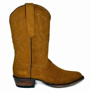 COWBOY BROWN GAMUZA BOOTS