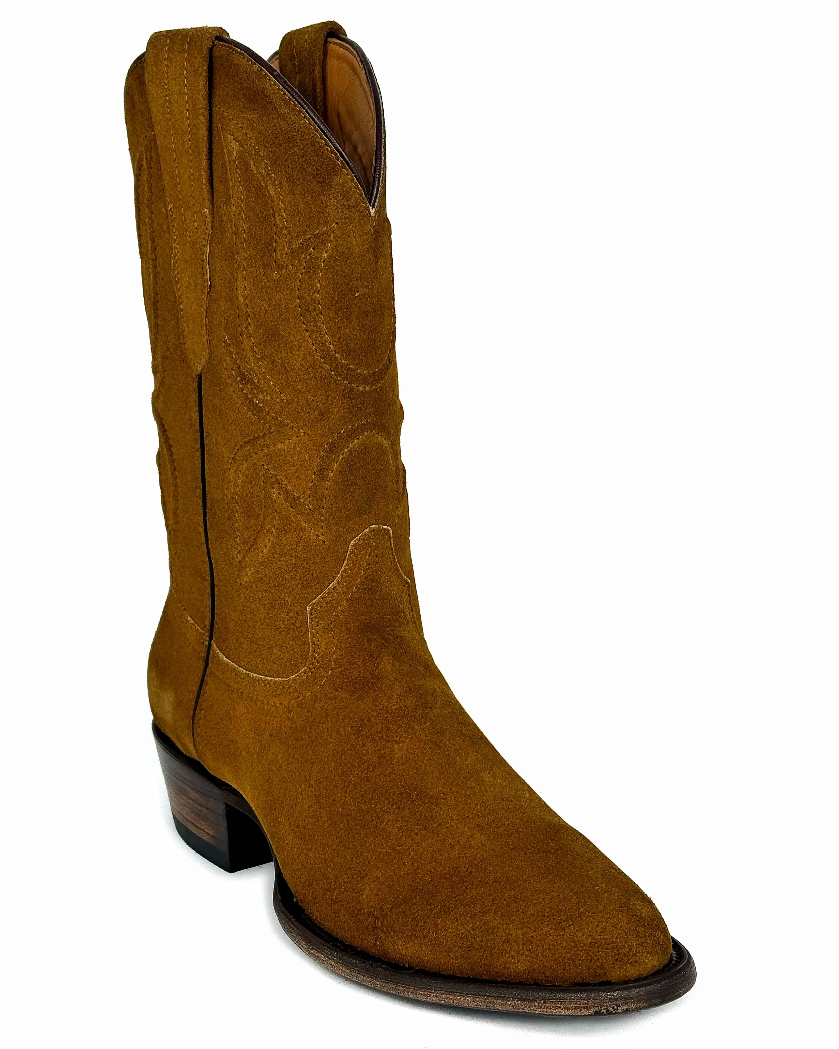 COWBOY BROWN GAMUZA BOOTS