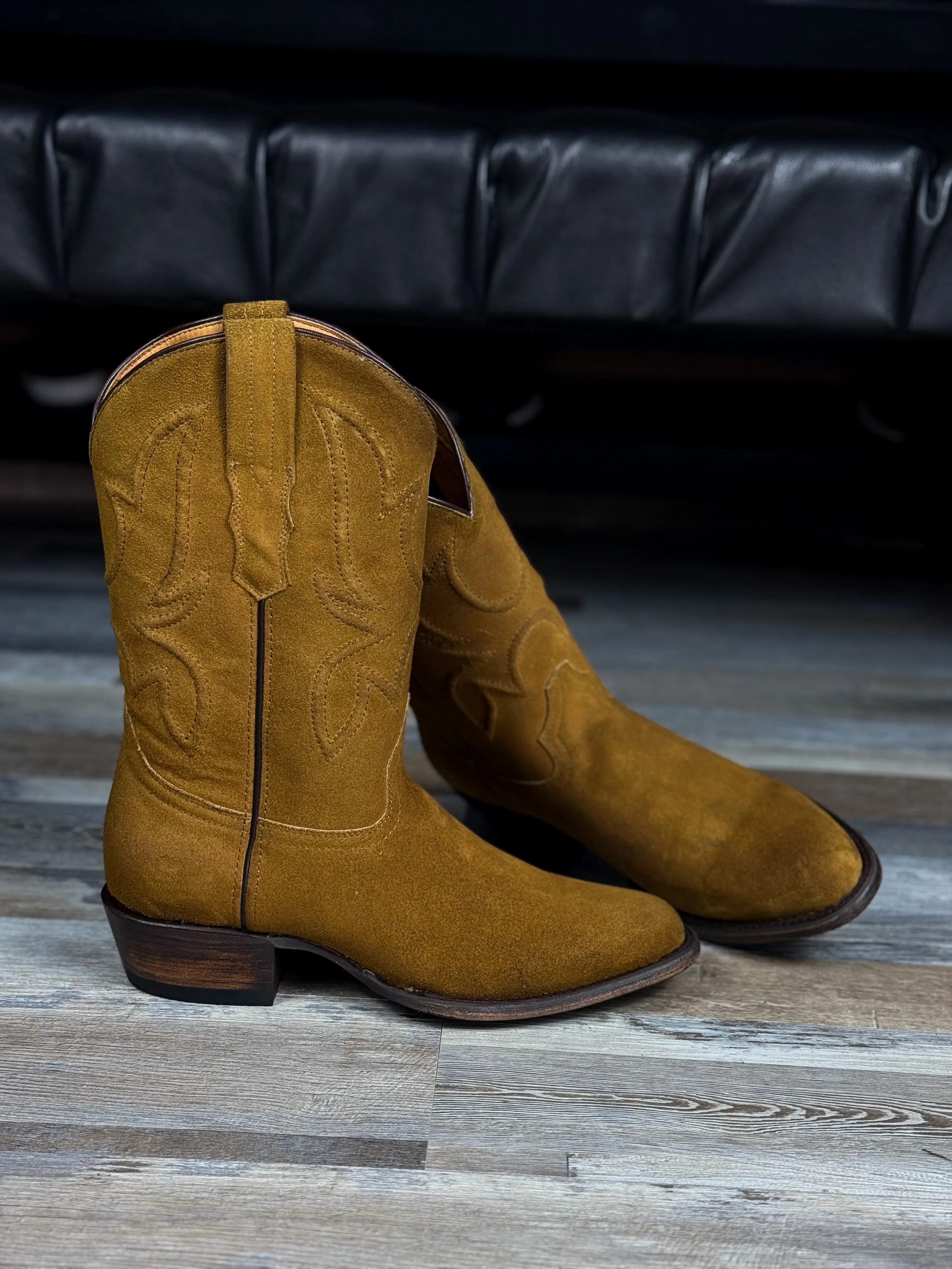 COWBOY BROWN GAMUZA BOOTS