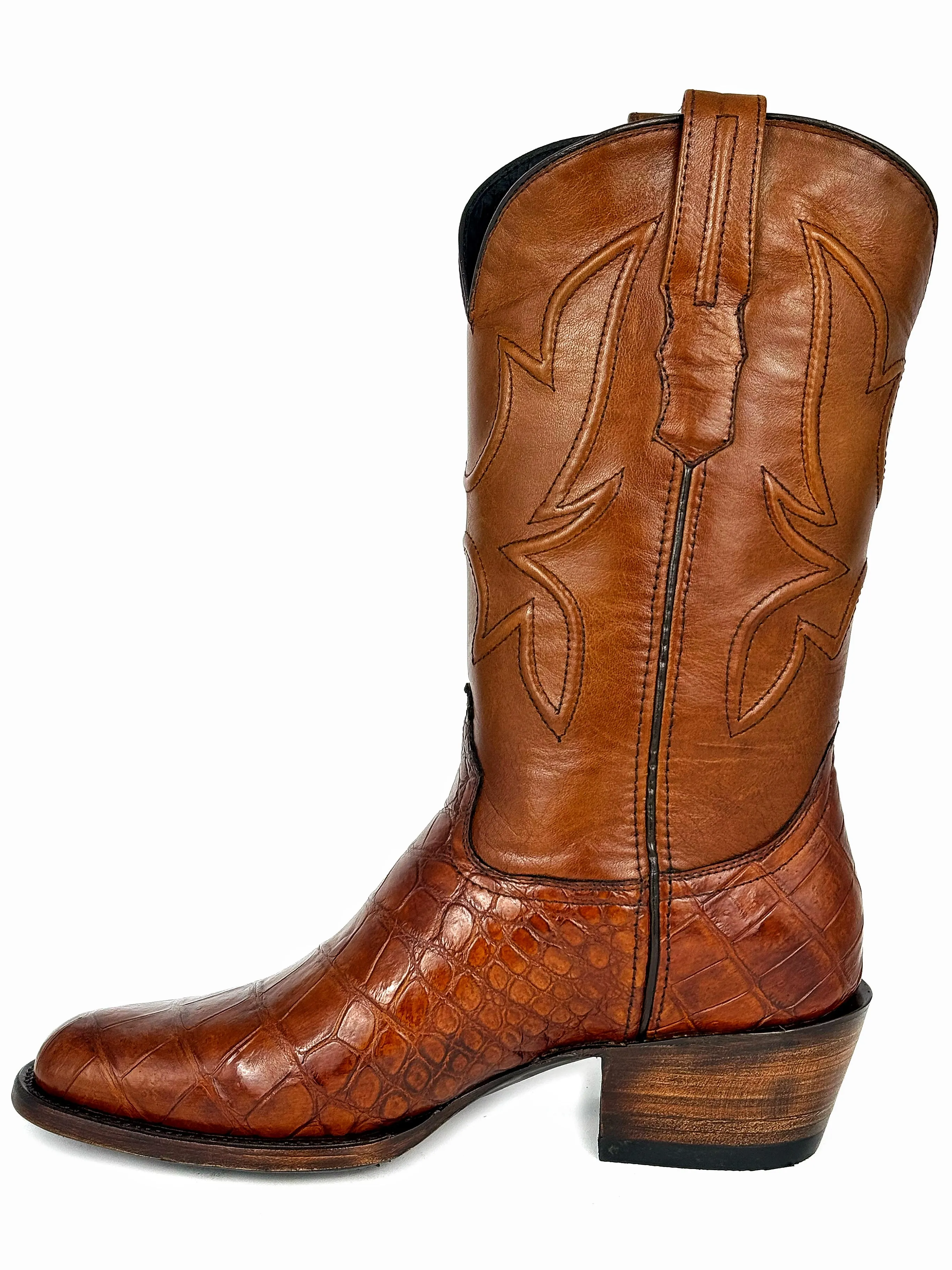 COWBOY MIEL COCODRILO MORELETI BOOTS