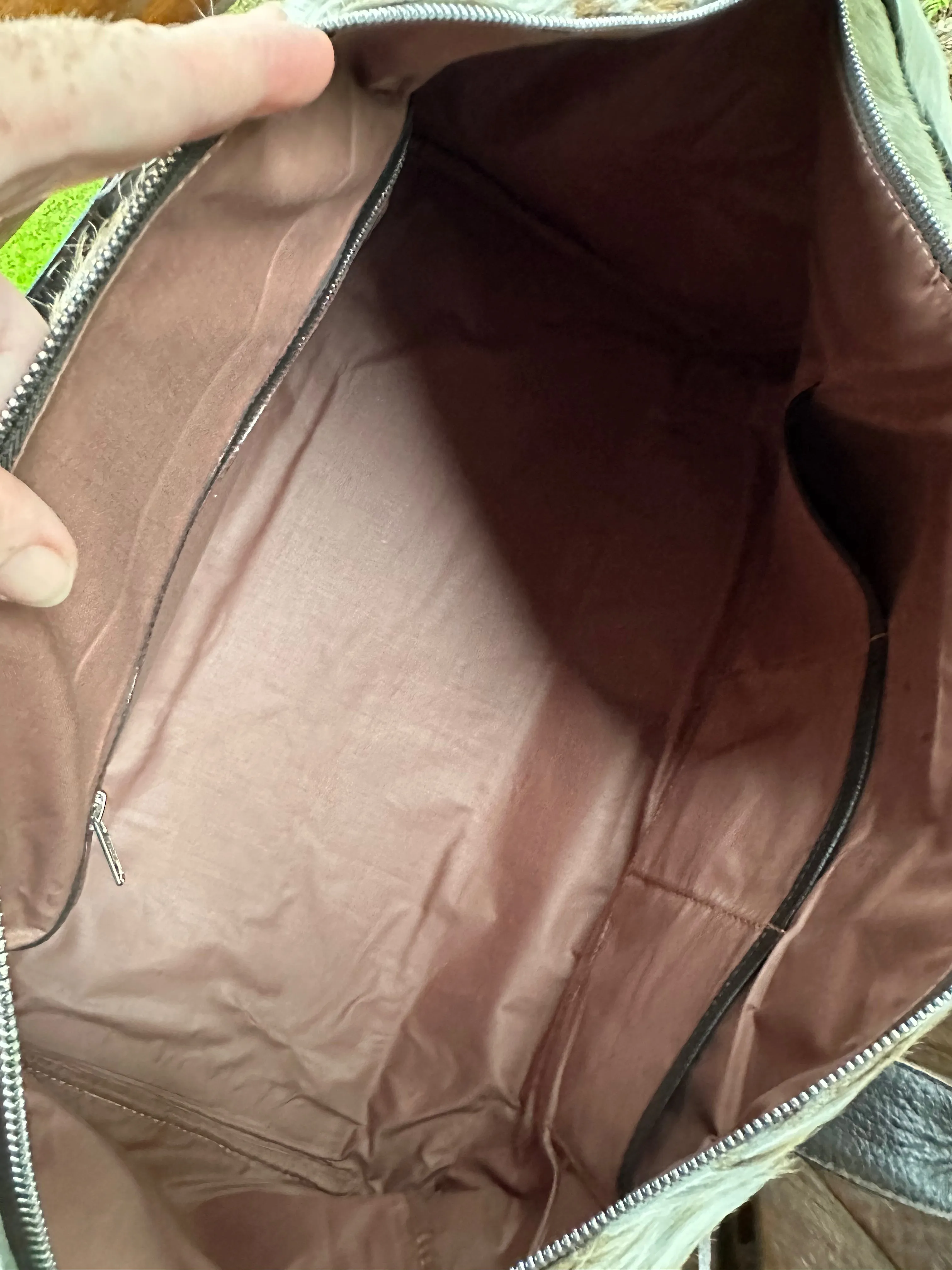 Cowhide Duffel Bag