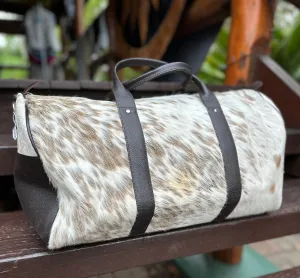 Cowhide Duffel Bag