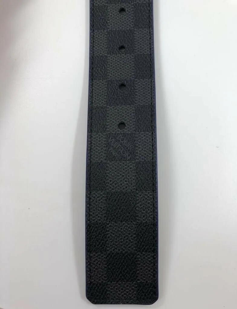 Damier Graphite LV Initials Belt
