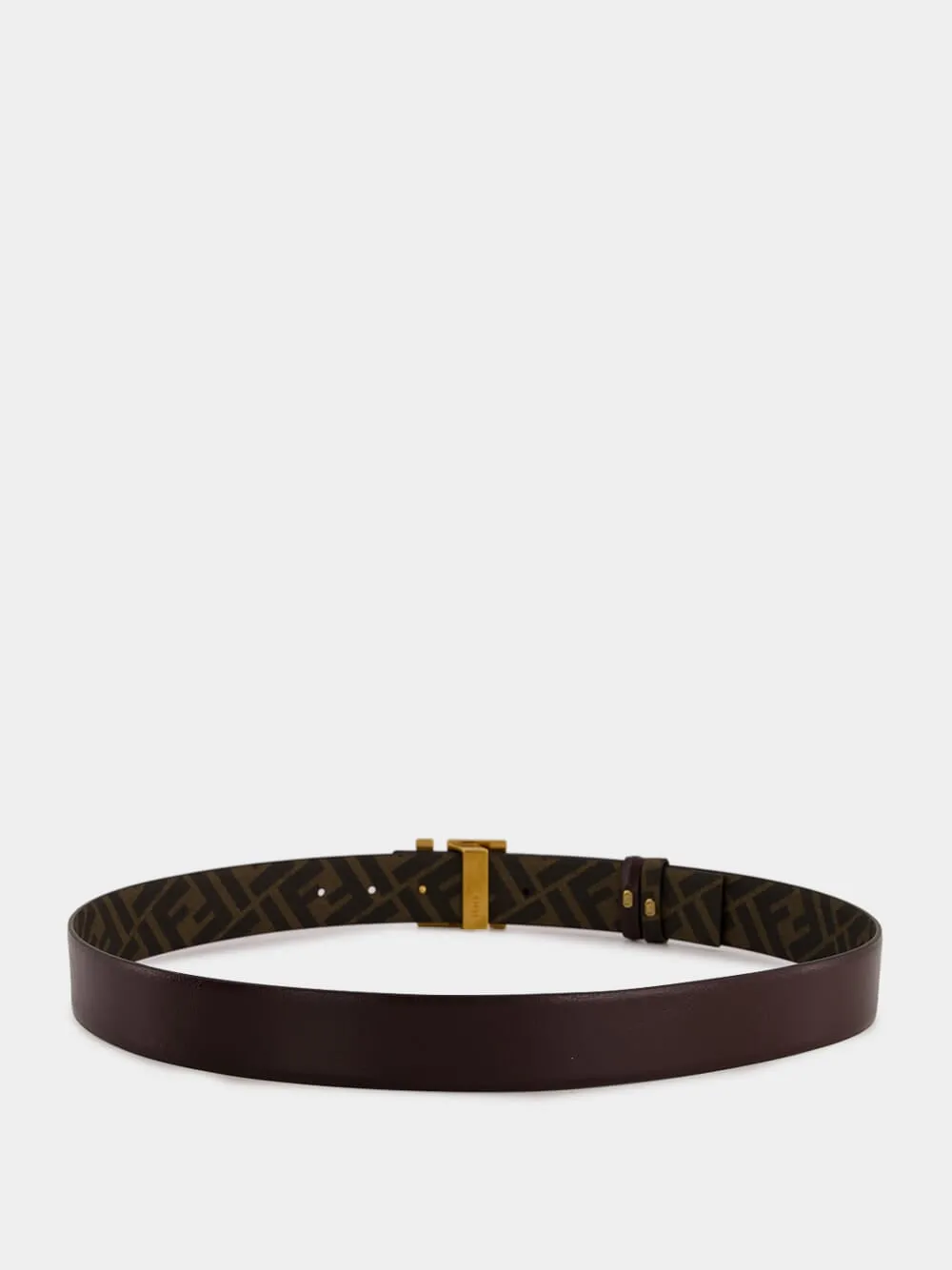 Dark Brown FF Squared Reversible Belt
