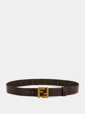 Dark Brown FF Squared Reversible Belt