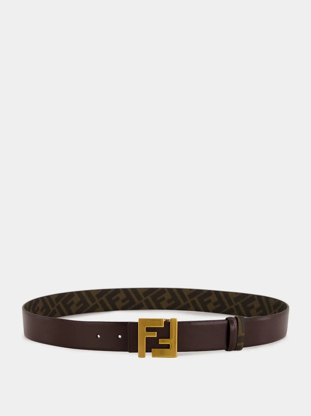 Dark Brown FF Squared Reversible Belt