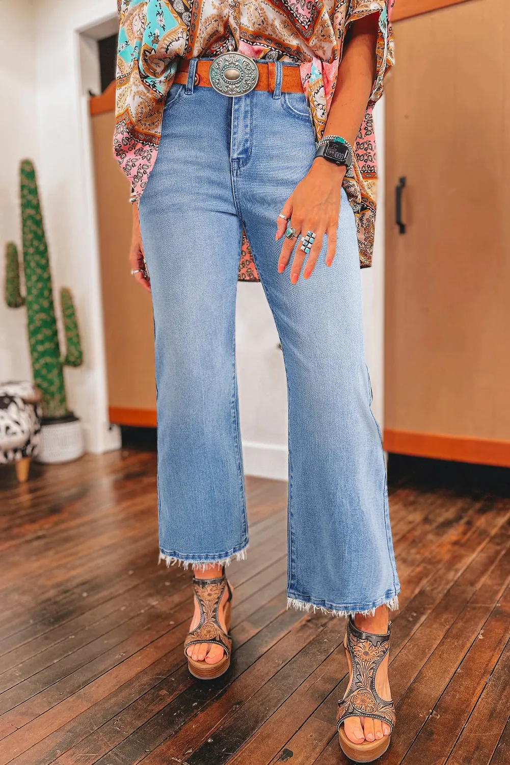 Desert Skies Flare Jeans