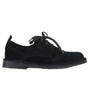 Desert Vellie Black Suede Commando Shoe