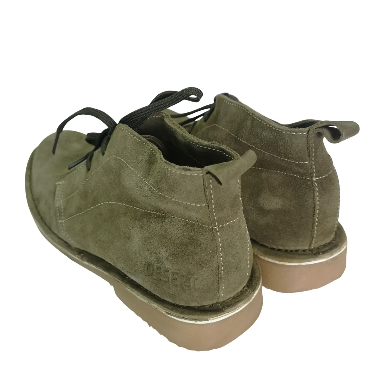 Desert Vellie Olive Suede Boot