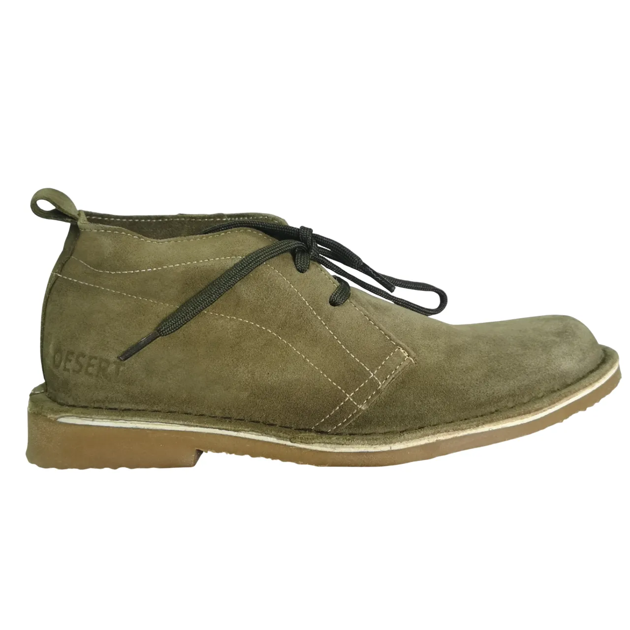 Desert Vellie Olive Suede Boot