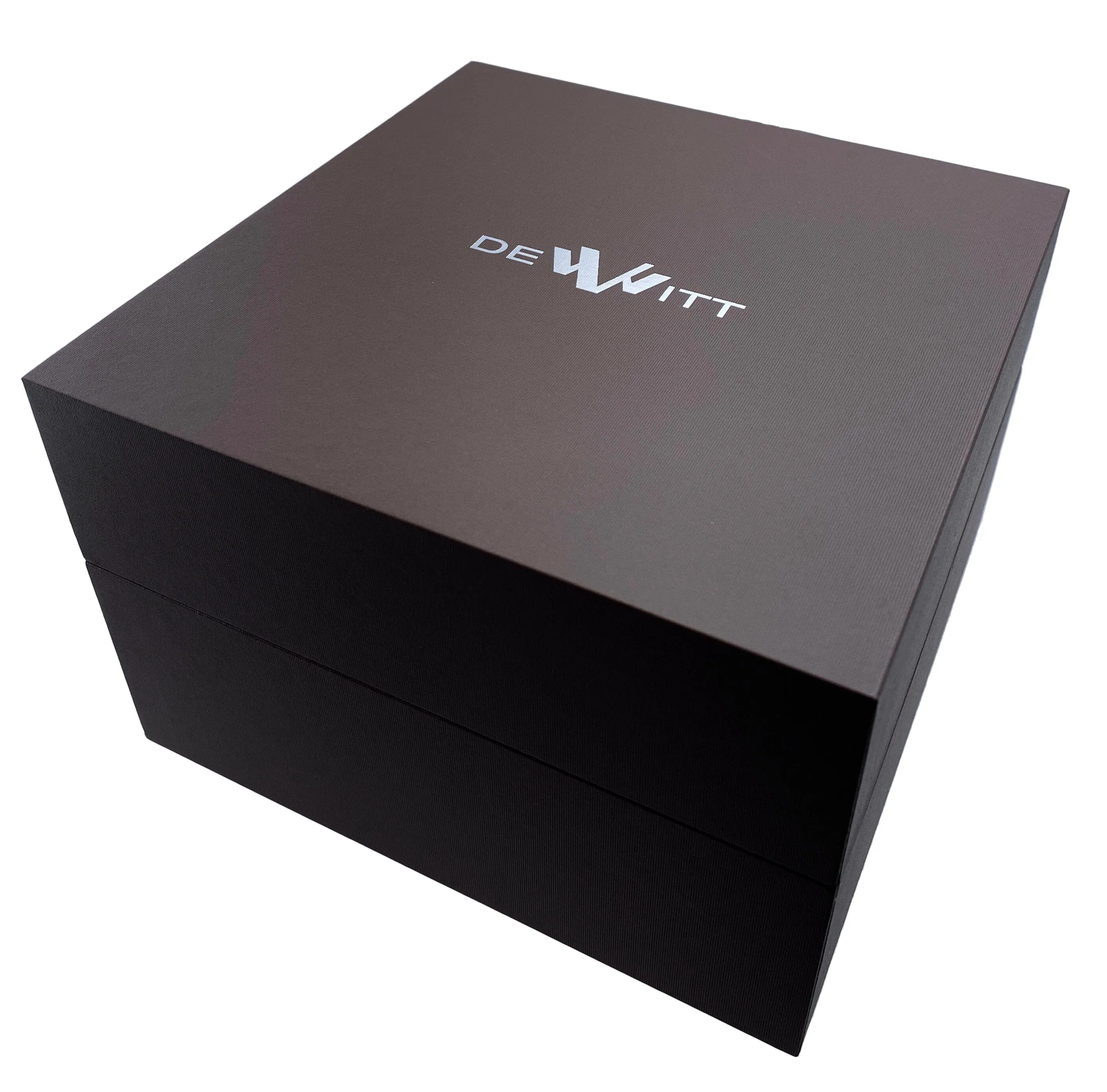Dewitt Academia FTV.CHR.005.S1 Black & Red Dial Mens Watch Box Papers