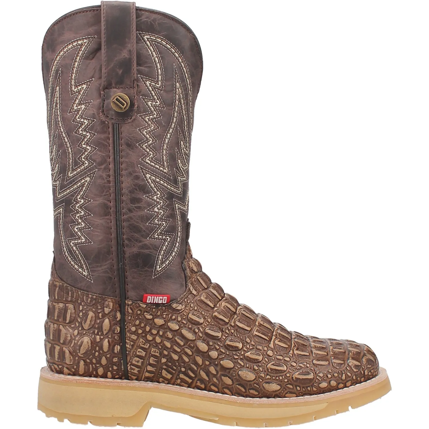 Dingo Mens Death Valley Tan Leather Cowboy Boots 11 D