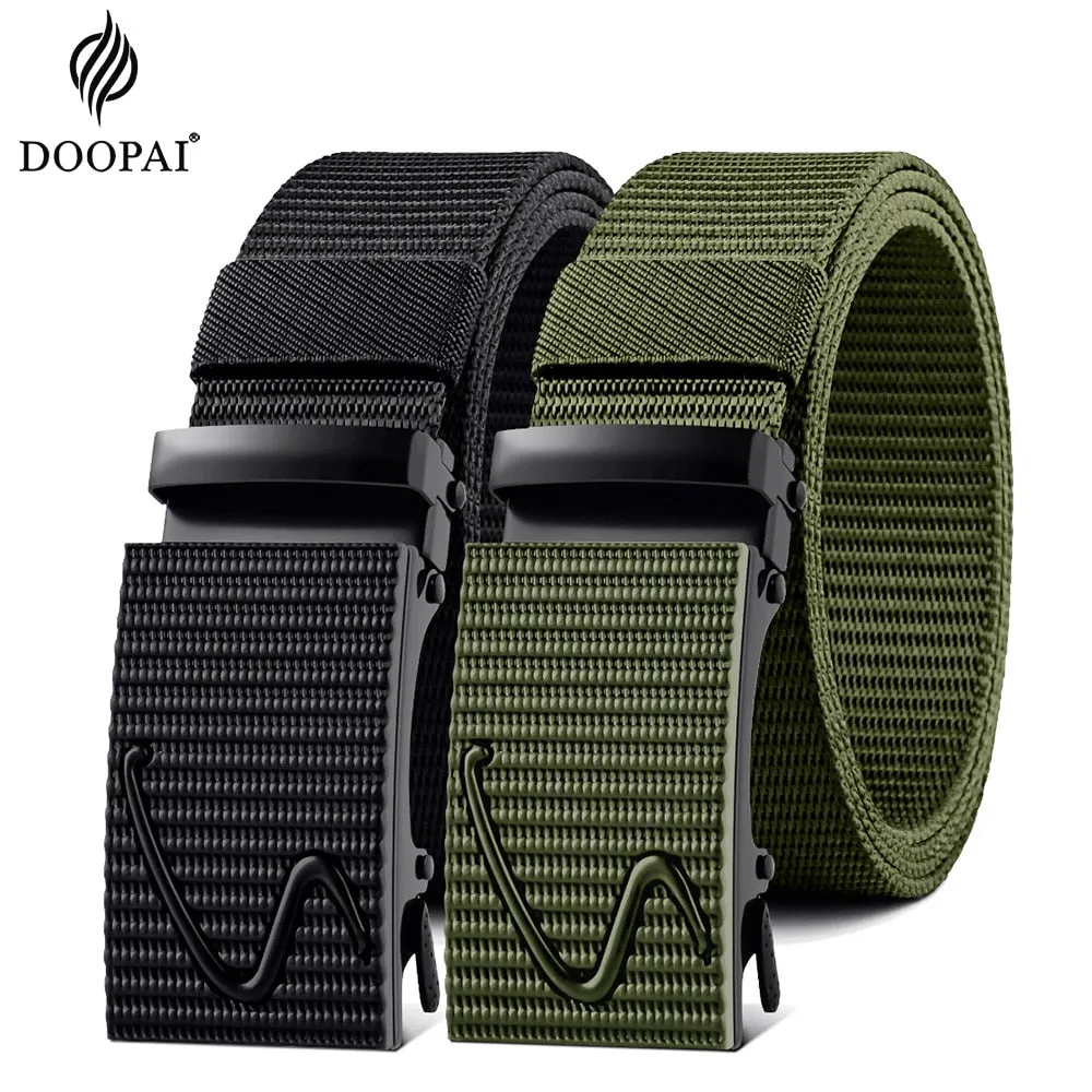 DOOPAI™Automatic Buckle Canvas Designer Belt