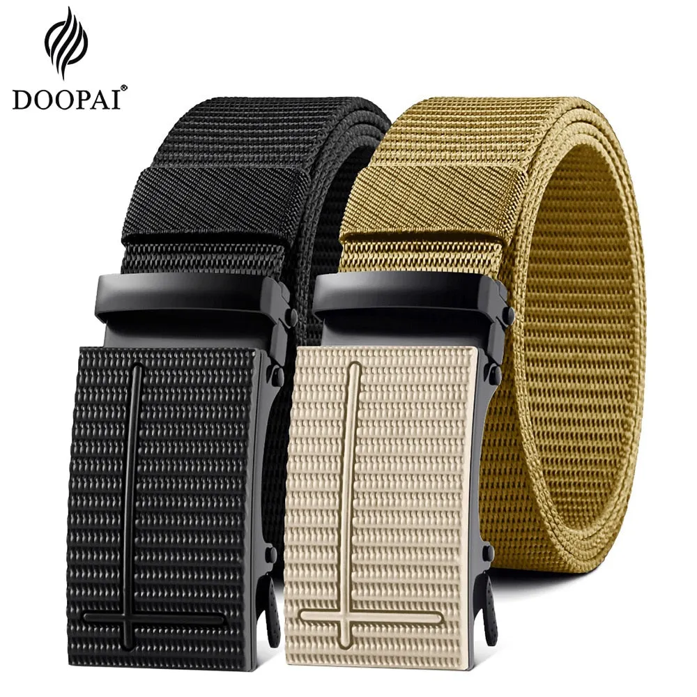DOOPAI™Automatic Buckle Canvas Designer Belt