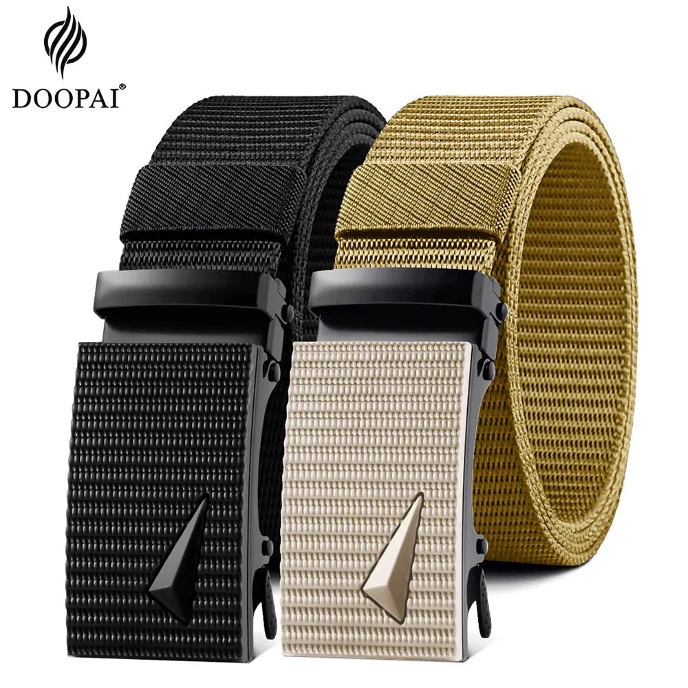 DOOPAI™Automatic Buckle Canvas Designer Belt