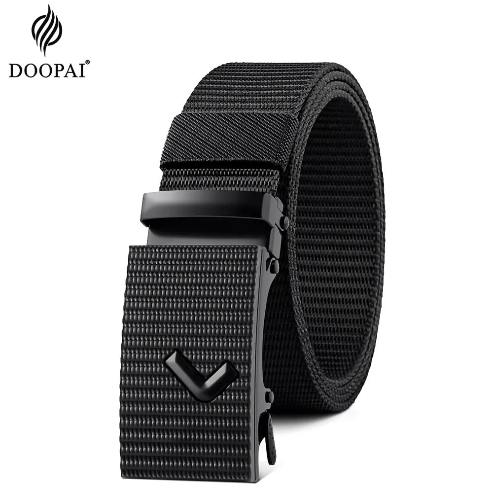 DOOPAI™Automatic Buckle Canvas Designer Belt