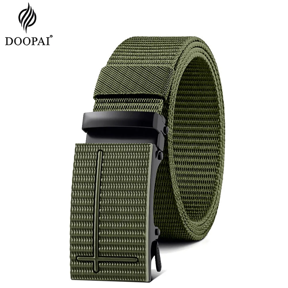 DOOPAI™Automatic Buckle Canvas Designer Belt