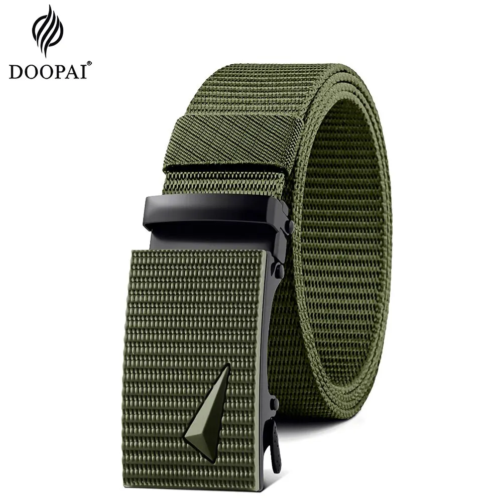 DOOPAI™Automatic Buckle Canvas Designer Belt