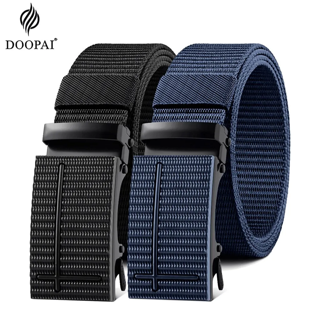 DOOPAI™Automatic Buckle Canvas Designer Belt