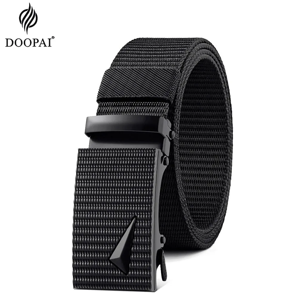 DOOPAI™Automatic Buckle Canvas Designer Belt