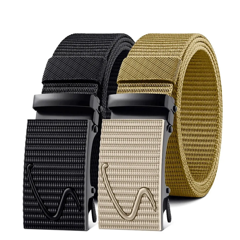 DOOPAI™Automatic Buckle Canvas Designer Belt