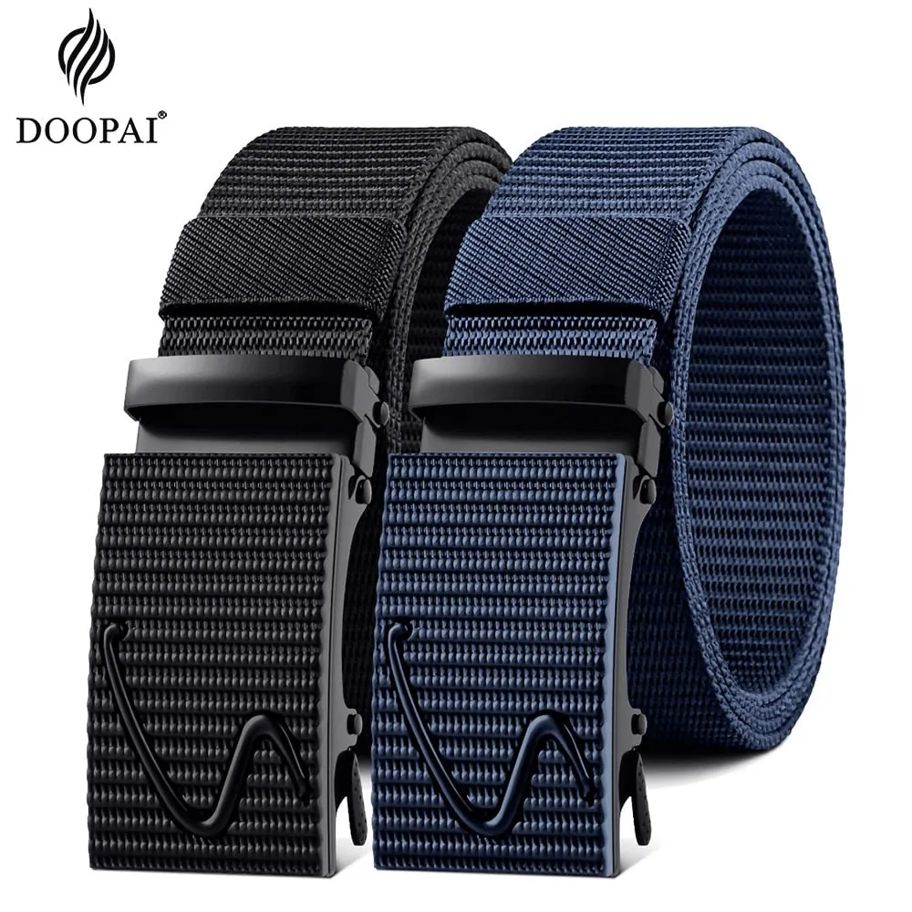 DOOPAI™Automatic Buckle Canvas Designer Belt