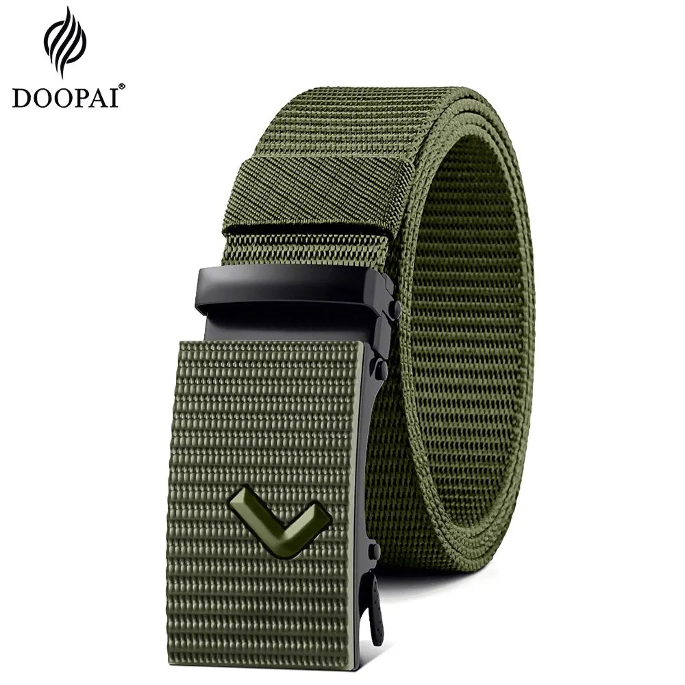 DOOPAI™Automatic Buckle Canvas Designer Belt