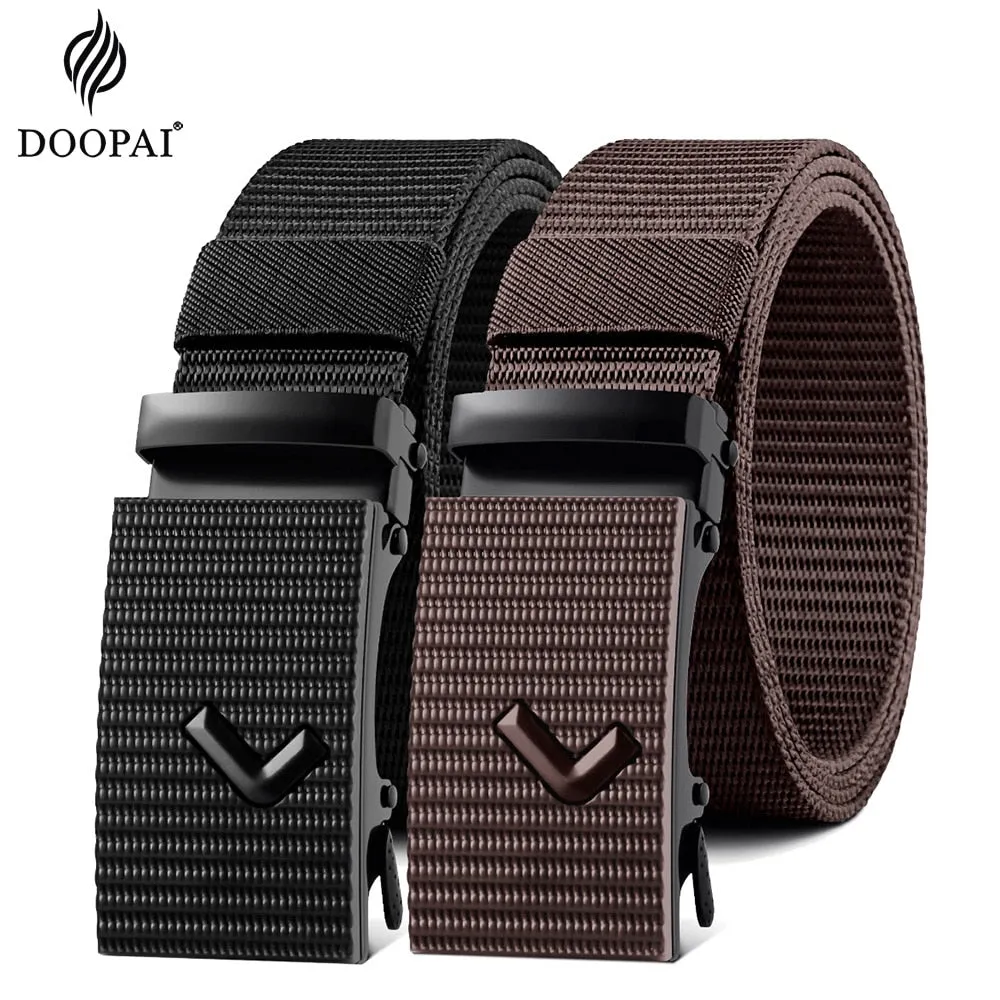 DOOPAI™Automatic Buckle Canvas Designer Belt