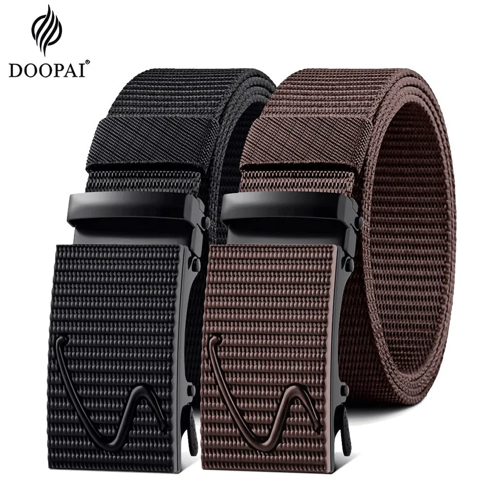 DOOPAI™Automatic Buckle Canvas Designer Belt