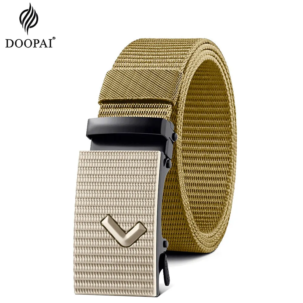 DOOPAI™Automatic Buckle Canvas Designer Belt