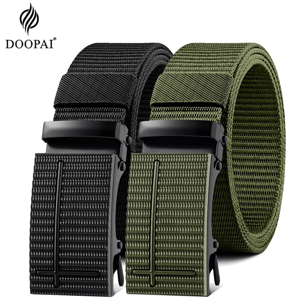 DOOPAI™Automatic Buckle Canvas Designer Belt