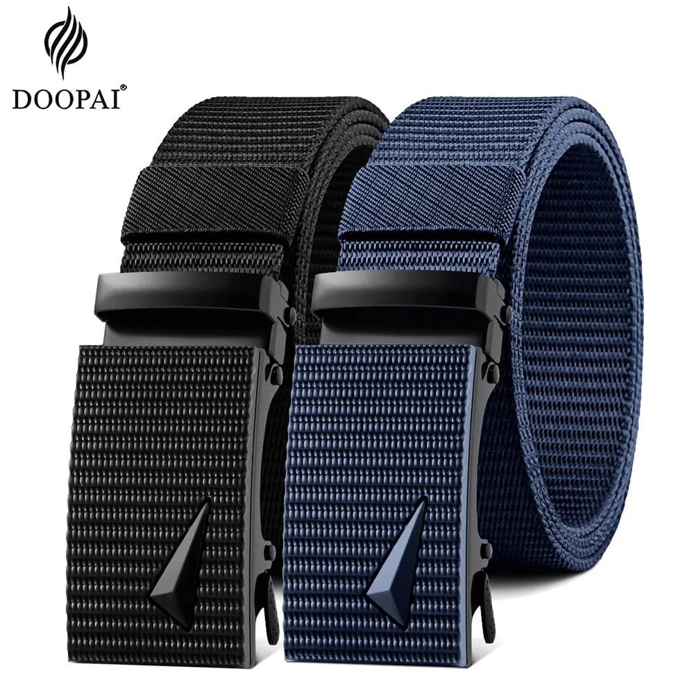 DOOPAI™Automatic Buckle Canvas Designer Belt