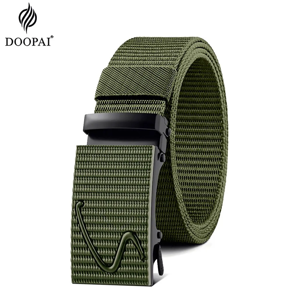 DOOPAI™Automatic Buckle Canvas Designer Belt