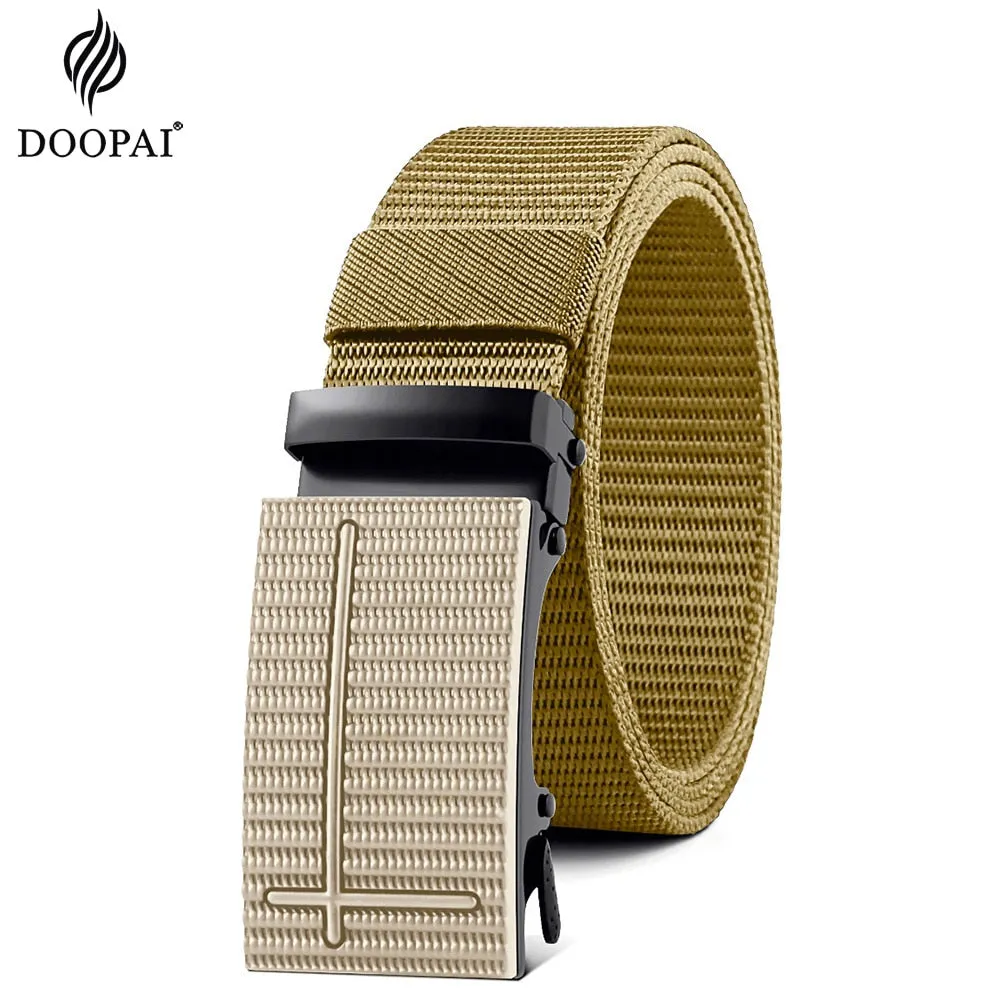 DOOPAI™Automatic Buckle Canvas Designer Belt