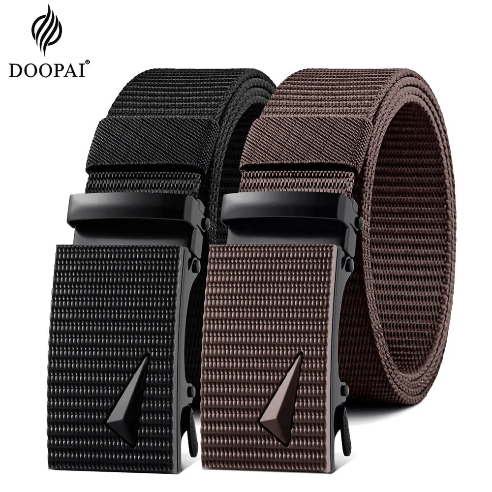 DOOPAI™Automatic Buckle Canvas Designer Belt