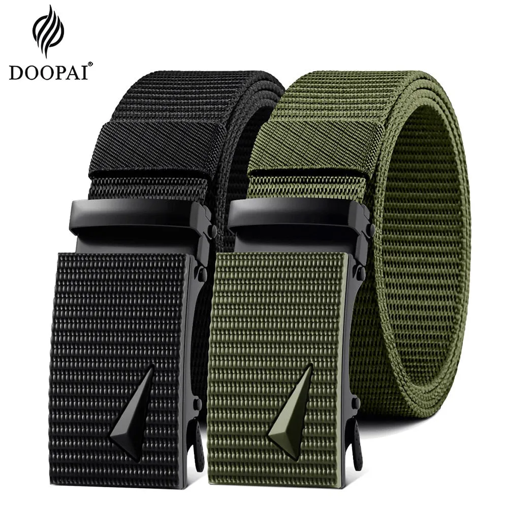 DOOPAI™Automatic Buckle Canvas Designer Belt