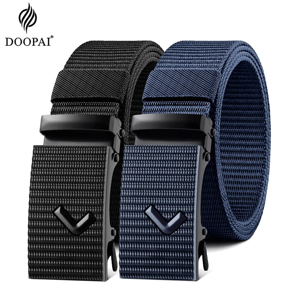 DOOPAI™Automatic Buckle Canvas Designer Belt