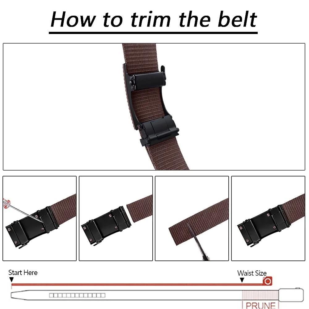 DOOPAI™Automatic Buckle Canvas Designer Belt