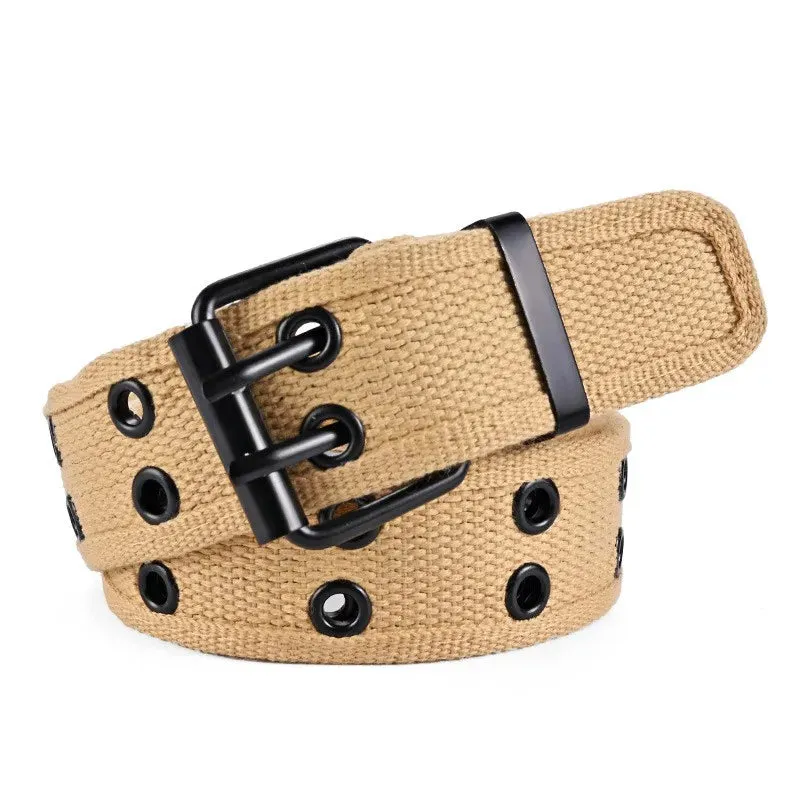 Double Needle Buckle Breathable Woven Ultra-Durable Belt