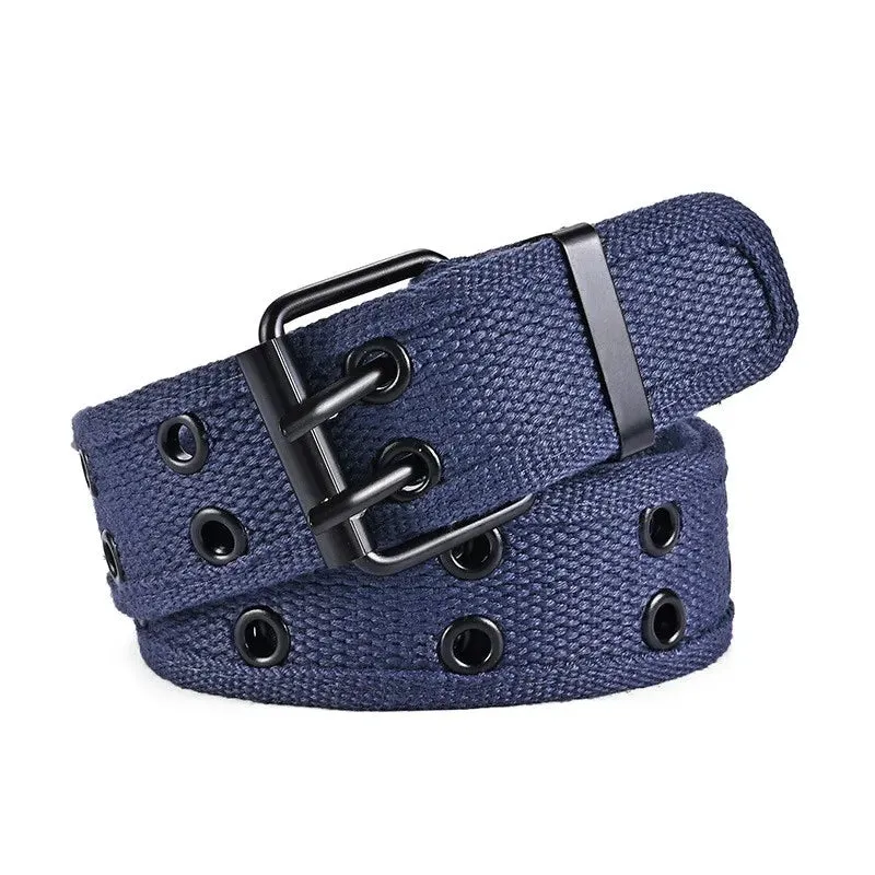 Double Needle Buckle Breathable Woven Ultra-Durable Belt