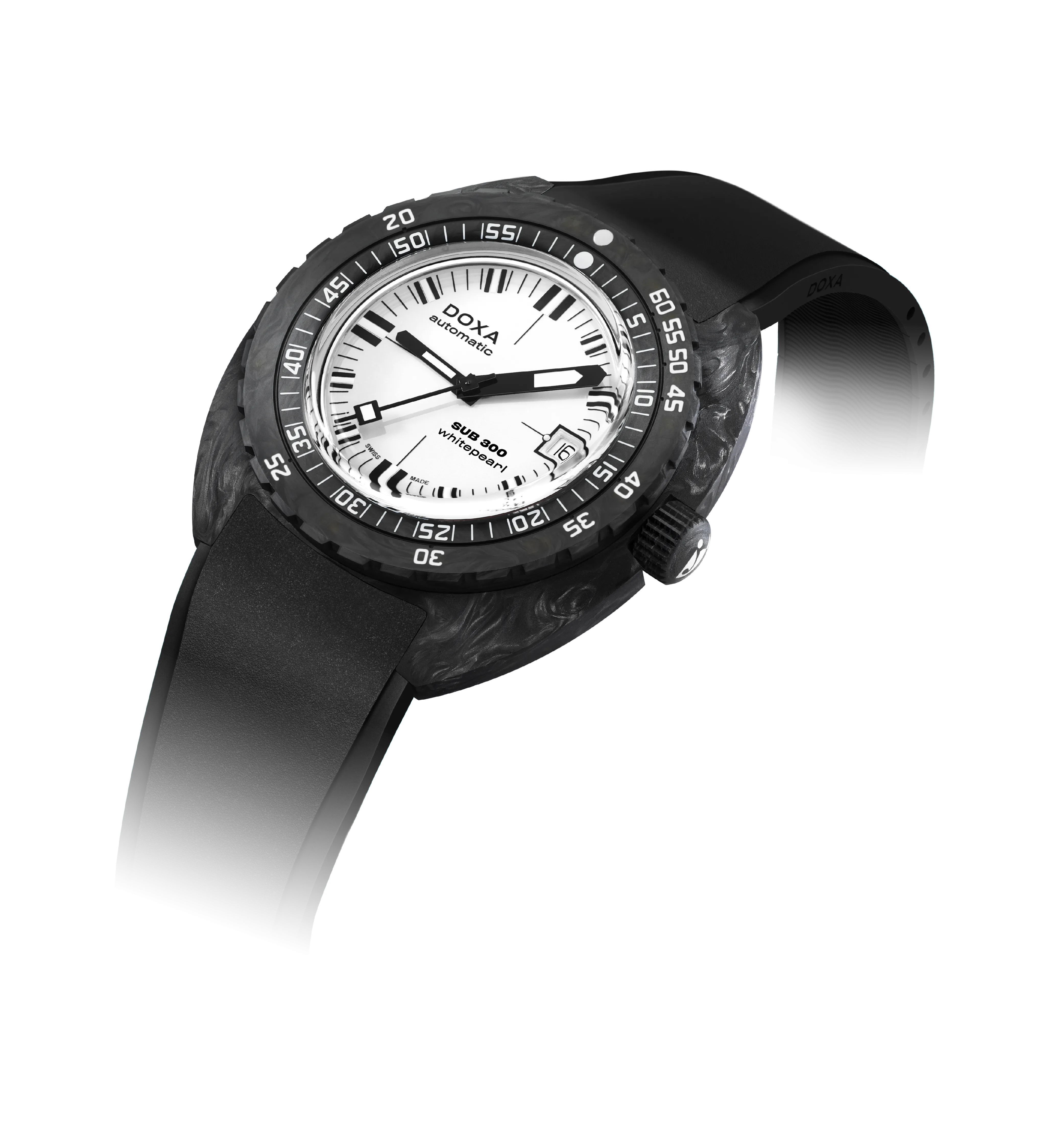 Doxa Sub 300 Carbon Whitepearl Watch