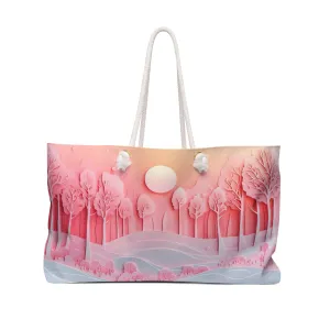 Dreamy Pink Forest - Weekender Bag