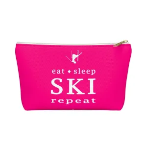 Eat Sleep SKI - Accessory Pouch w T-bottom