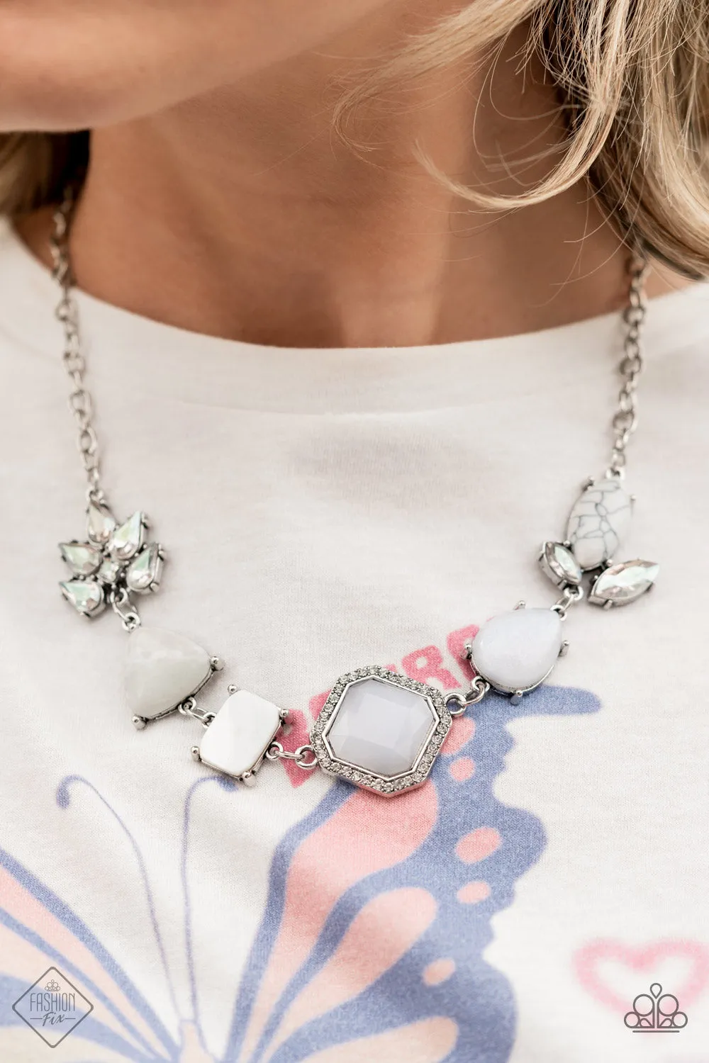 Eco Enchantment - White Paparazzi Accessories