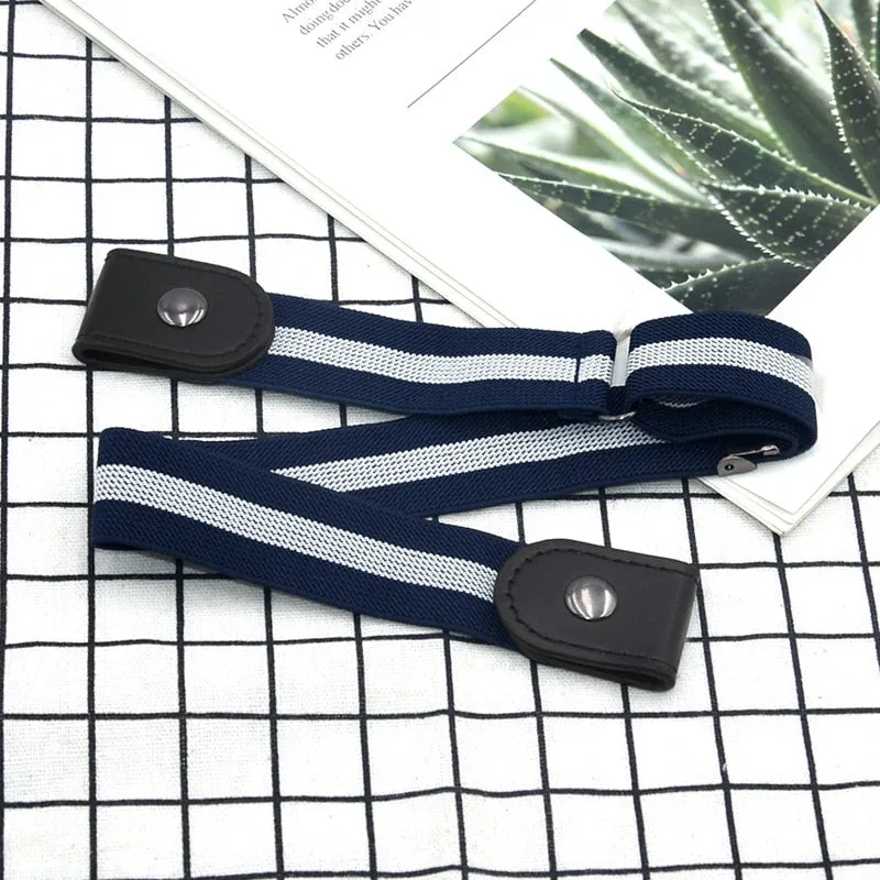 Elastic No Buckle Ladies Belt Invisible belt