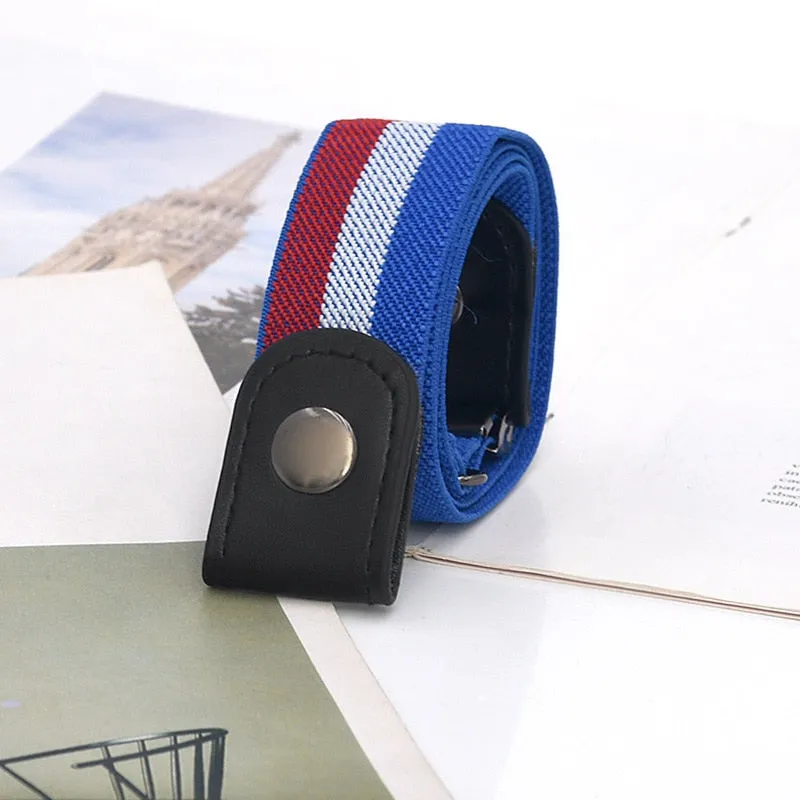 Elastic No Buckle Ladies Belt Invisible belt